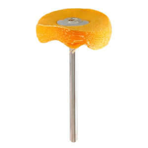 Круг бязевый, жёлтый, диаметр 22мм (1шт.), Songjiang sheshan — фото товара