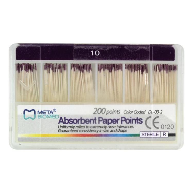 Штифты бумажные ISO 10 (200шт.), Meta — фото товара