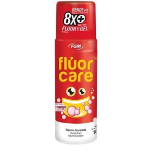 Пенка реминерализующая Fluor Care - вкус клубника (100мл.), FGM — фото товара