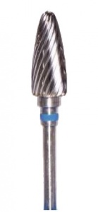 Фреза ТВС F060SS, конус закругленный, 6мм, одинарная насечка, средняя абразивность — фото товара