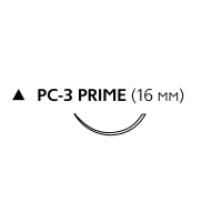 Prolene W8006T 5/0 режущая игла (16мм.), 3/8 окружности, длина нити 45см. (24шт.), Ethicon — фото товара