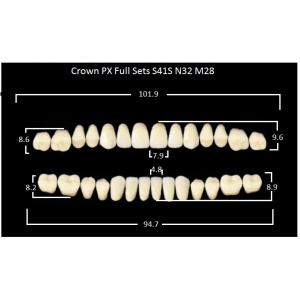 Crown PX/Efucera PX полный гарнитур фронт верх S41S, фронт низ N32, боковые М28 (28шт.), Yamahachi