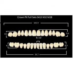 Crown PX/Efucera PX полный гарнитур фронт верх S41S, фронт низ N32, боковые М28 (28шт.), Yamahachi