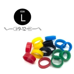 Маркировочные кольца для инструментов L (d9-12мм), ассорти (50шт.), Fabri
