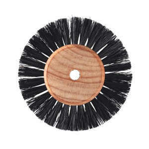 Щётка синтетическая жёсткая, 1 рядная редкий ворс, диаметр 64мм (1шт.), Songjiang sheshan — фото товара