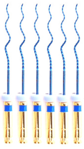 Машинные файлы Blue (3D-Files) 25мм S30 04 №30, никель-титан, (6шт), EuroFile — фото товара