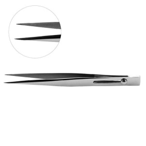 Пинцет YS-708 с замком, размер L, YDM — фото товара