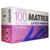 Перчатки Matrix Premium, размер XS (5-6) латексные (100шт.), Top Glove
