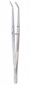 Пинцет эндодонтический с фиксатором и желобком 05-EPL1, 16,5 см, Medenta