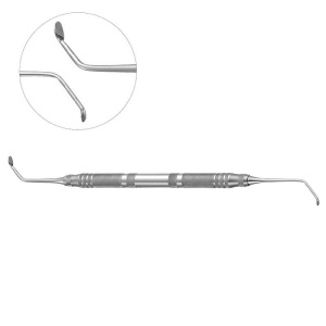 Кюрета для синус-лифтинга #A1 двусторонняя, рабочие части размером 7,0х5,6 мм и 4,0х3,2 мм, YDM — фото товара