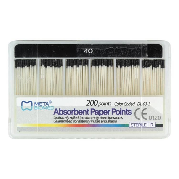 Штифты бумажные ISO 40 (200шт.), Meta — фото товара