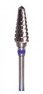 Фреза ТВС L060SPS, конус закругленный, 6мм, спиральная насечка, средняя абразивность — фото товара