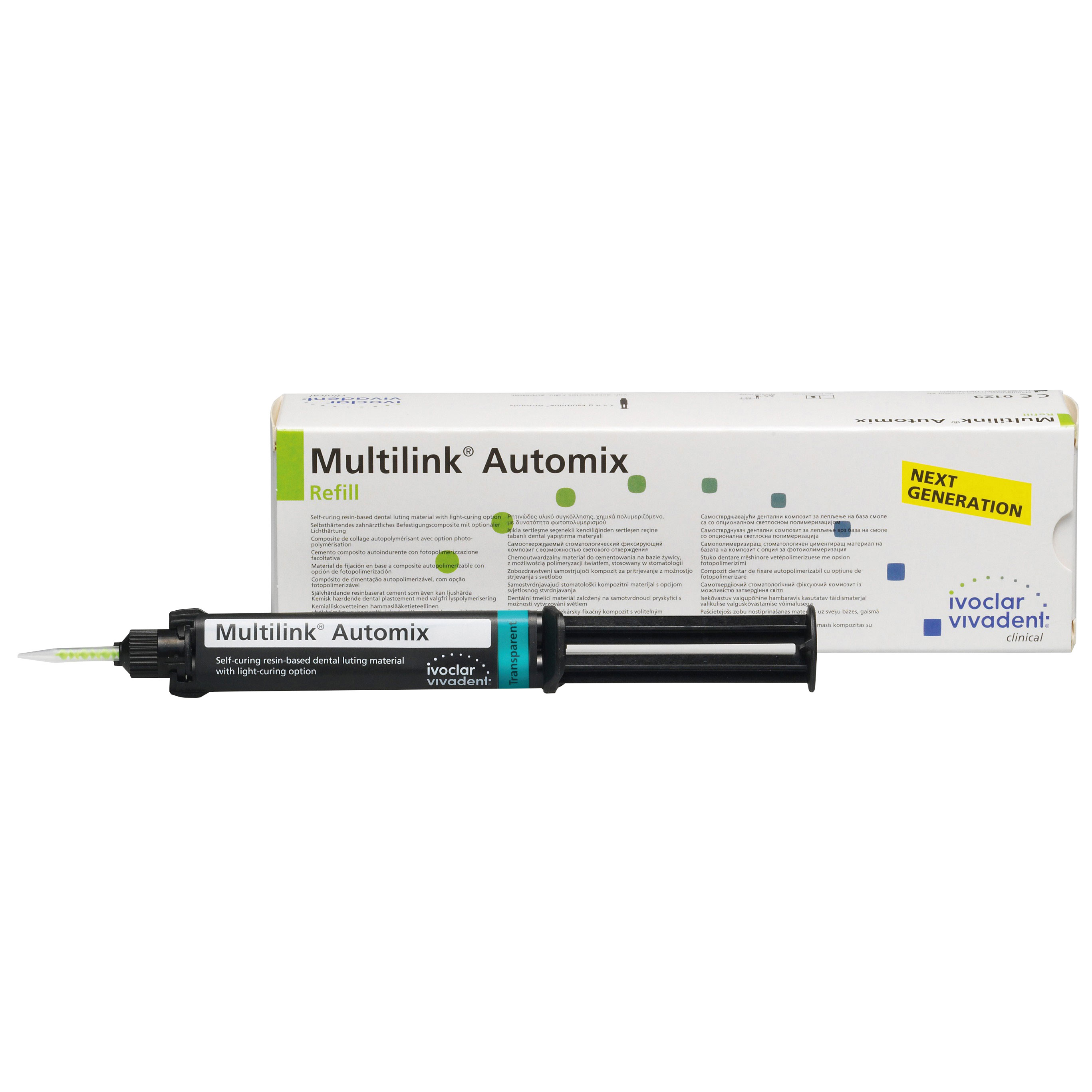 Multilink Automix - прозрачный (9гр.), Ivoclar
