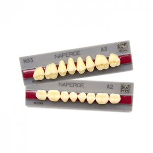 Зубы двухслойные Naperce Posterior - боковые