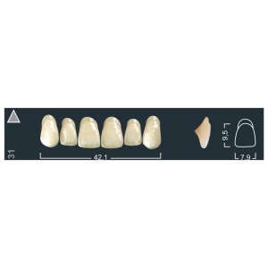 Зубы Ivocryl - фронтальные верхние, фасон 31 (6шт.), Ivoclar