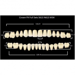 Crown PX/Efucera PX полный гарнитур фронт верх S61S, фронт низ N61S, боковые М34 (28шт.), Yamahachi