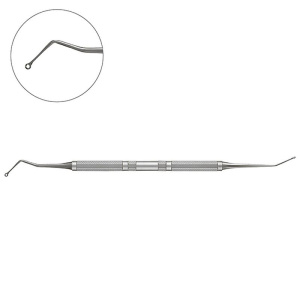 Ложка кюретажная с отверстием, двухсторонняя, YDM — фото товара