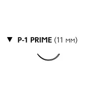 Prolene W8003T 6/0 обратно-режущая игла (11мм.), 3/8 окружности, длина нити 45см. (24шт.), Ethicon — фото товара