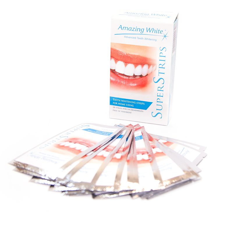 Super Strips - полоски безпероксидные (28шт.), Amazing White