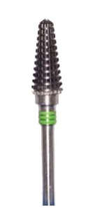 Фреза ТВС L060ST3F, конус закругленный, 6мм, прямая насечка, экстрамелкая абразивность — фото товара