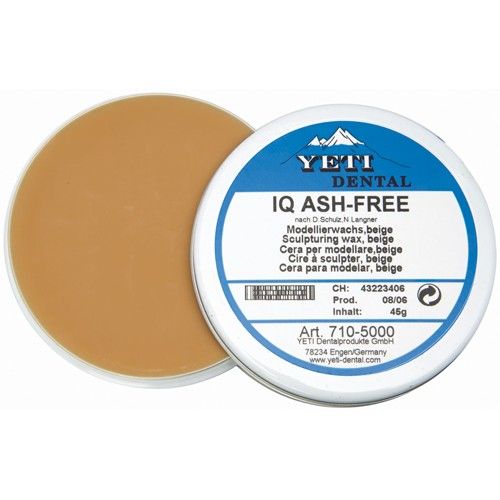 Воск моделировочный IQ Ash-free бежевый (45гр.), Yeti — фото товара