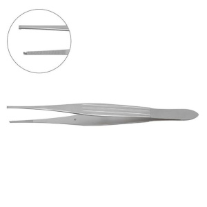 Пинцет стоматологический изогнутый с крючком McIndoe, YDM — фото товара