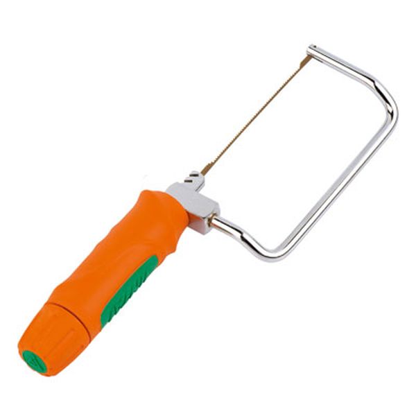 Лобзик металлический 95мм. с резиновой ручкой (1шт.), YJMF