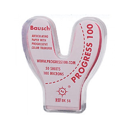 BK 54 - Копирка с прогрессирующим выделением подкова красная 100мкм. (50л.), Bausch — фото товара