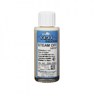 Steam Off песок - компенсационный смываемый лак (20мл.), Yeti