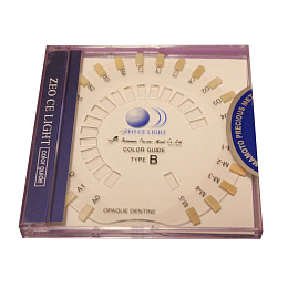 Расцветка Zeo Ce Light Color Guide тип B: 23 цвета (Opaque, Dentine, Margin 2004), Yamakin Yamamoto — фото товара