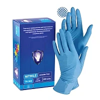 Перчатки Safe&Care, размер L (8-9) нитриловые (100шт.), Sempermed — Sempermed , фото