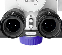 ALLTION AM-5000VFR стоматологический микроскоп с вариоскопом и флуоресцентным режимом (чёрный) — фото товара