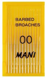 Barbed Broaches 52мм. №00 (12шт.), Mani — фото товара