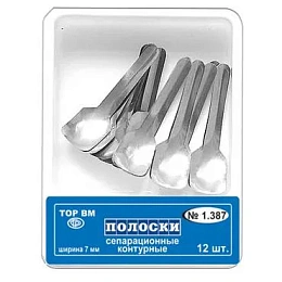 ТОР-1.387 Полоски сепарационные контурные 7мм (12шт.), ТОР ВМ — фото товара