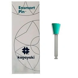 Полир Ensmart Pin пласт. ножка - чашка зелёная средняя силиконовая (30шт.), Kagayaki — Kagayaki, фото
