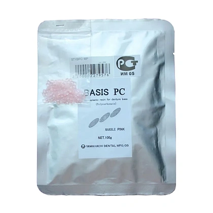 Basis PC - базисная пластмасса поликарбонатная, цвет Clear Pink прозрачно розовый (100гр), Yamahachi — фото товара