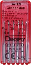 Gates Drills 32мм. №4 (6шт.), Maillefer — фото товара