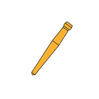 Uniclip - беззольные штифты 0,8мм. №208 (100шт.), Maillefer — фото товара