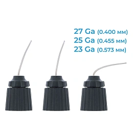 Комплект из трех инжекторных игл Space-Fill, размер: 23Ga, 25Ga, 27Ga — Eighteeth, фото