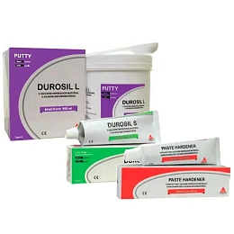 Durosil Kit - С-силиконов.слепочная масса (900мл+140мл+60мл), President Dental — фото товара