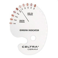 Celtra Ceram - шкала цветов Shade Gingiva indicator (1шт.), DeguDent — фото товара