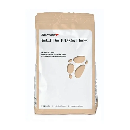 Elite Master песочно-коричневый - сверхпрочный гипс 4 класса (3кг.), Zhermack — фото товара