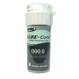 Нить ретракционная из микрофибры Sure Cord №000.0, Sure Endo — фото товара