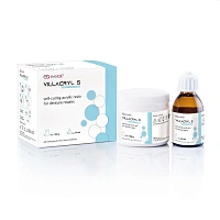 Villacryl S - пластмасса для ремонта протезов, цвет T4 розовый (100гр+50мл), Everall7 — Everall7 Sp., фото