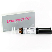 CharmCore цвет Белый - цемент двойного отверждения (2*5мл.), DentKist — фото товара