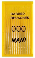 Barbed Broaches 52мм. №000 (12шт.), Mani — фото товара