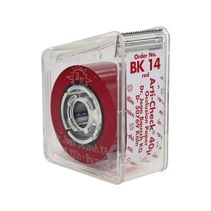 BK 14 - Копирка Arti-Check в рулоне красная 40мкм., 16мм. ширина (15м.), Bausch — фото товара