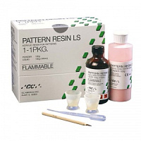 Pattern Resin LS - беззольная самотвердеющая моделировочная пластмасса (100гр.+105мл.), GC — фото товара