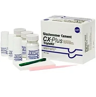 CX-PLUS Glasionomer Cement - стеклоиономерный цемент для фиксации (3*35гр+3*17мл), Shofu — фото товара