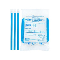 Слюноотсосы синие (100шт.), Кристидент — фото товара